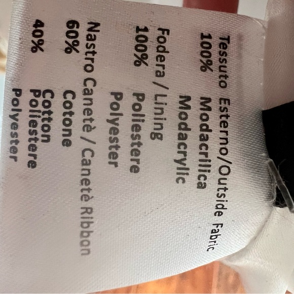 Gorsuch faux brown zebra fur long coat 14/XL - Picture 5 of 12